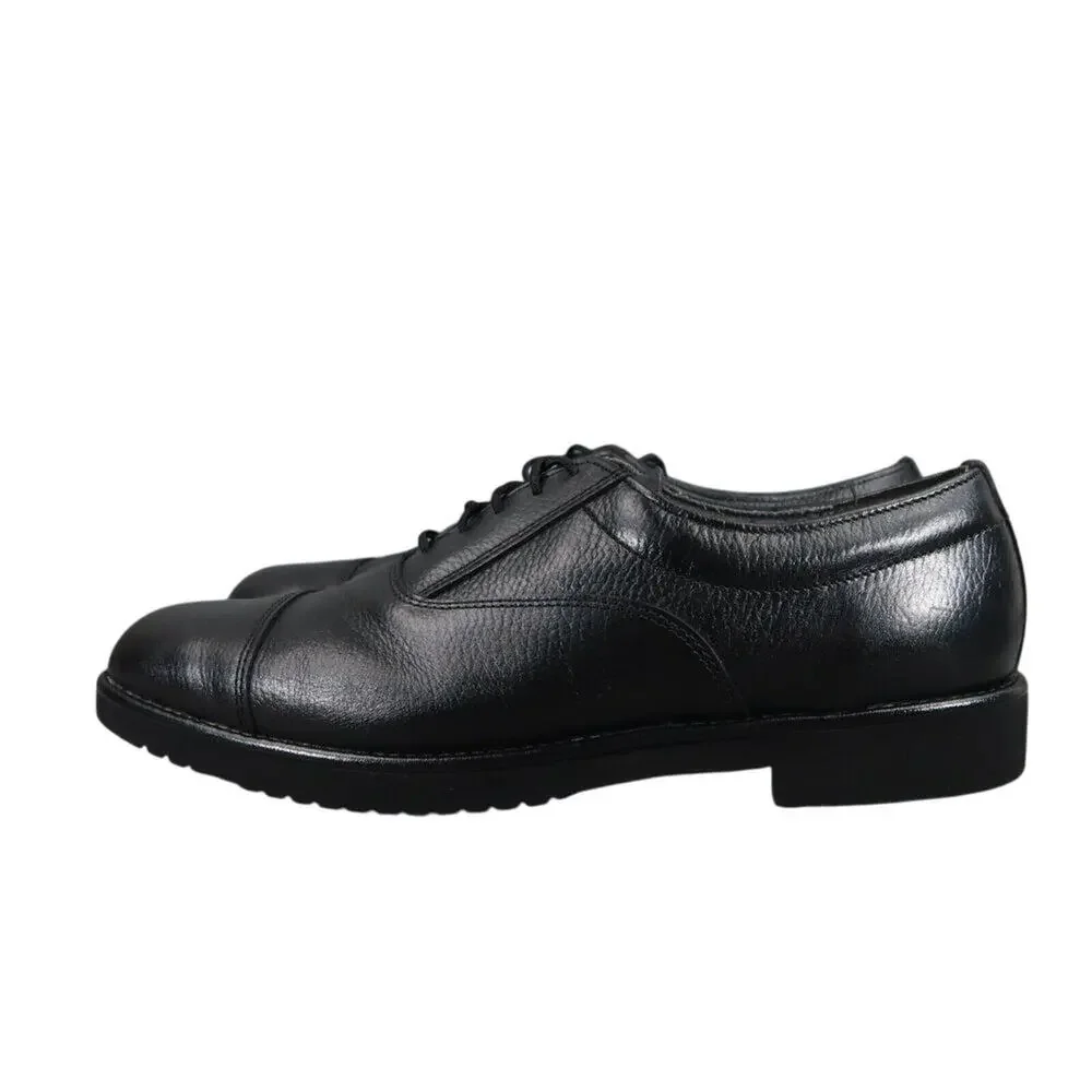 Dexter Shoes Mens 11.5 Oxford Dress Cap Toe Leather Comfort Formal Black Career